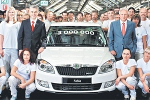 3 Milyonuncu Skoda Fabia Mutluluğu